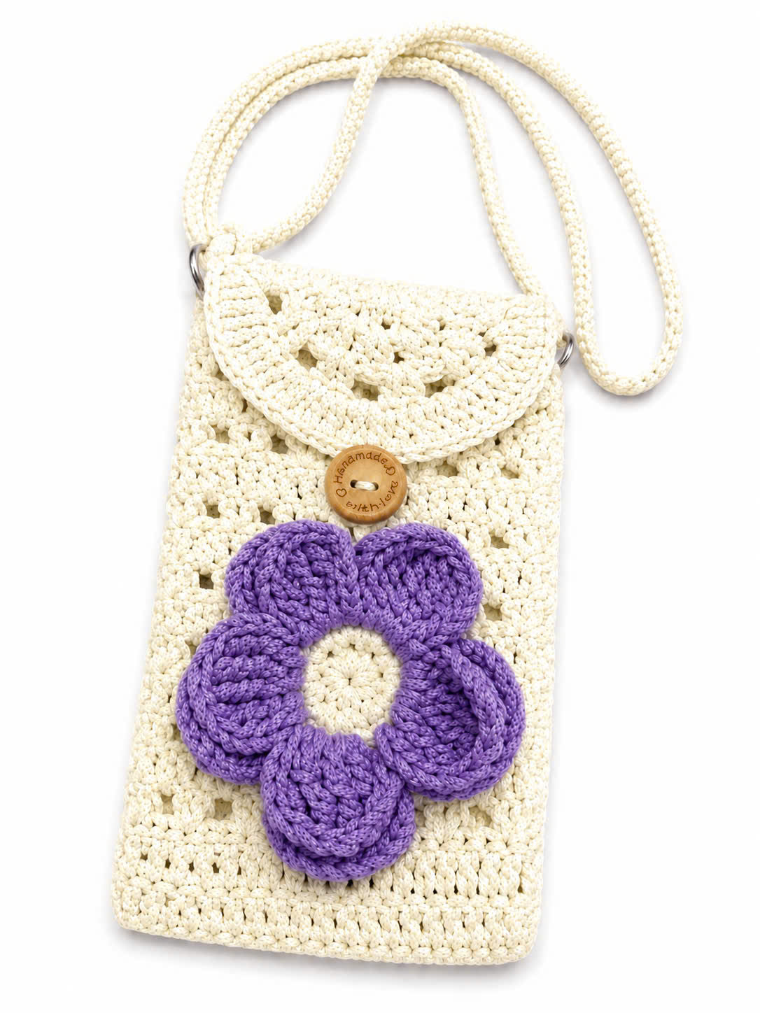 Personalized Handmade Crochet Phone Bag