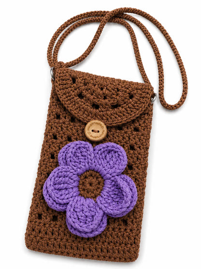 Personalized Handmade Crochet Phone Bag
