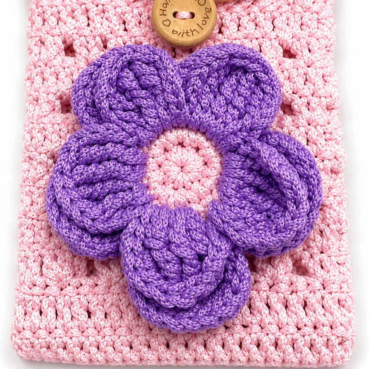 Personalized Handmade Crochet Phone Bag