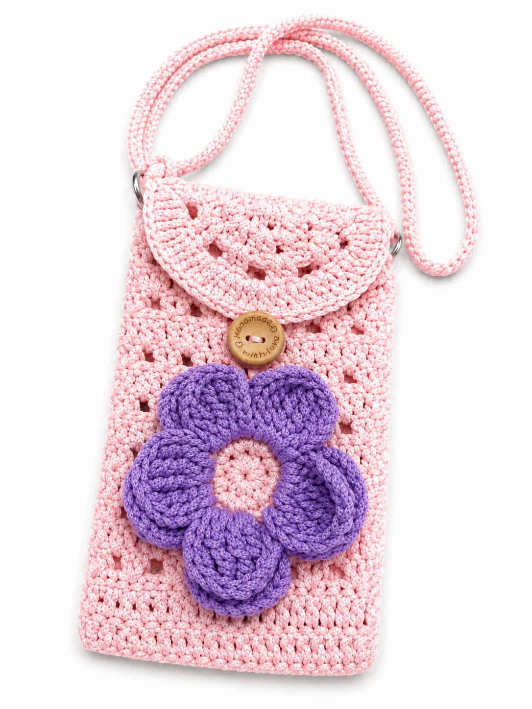 Personalized Handmade Crochet Phone Bag