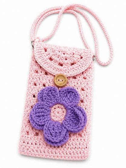 Personalized Handmade Crochet Phone Bag