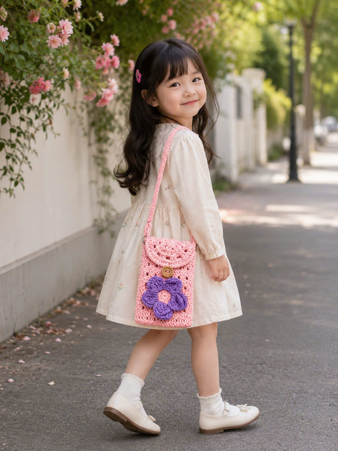 Personalized Handmade Crochet Phone Bag