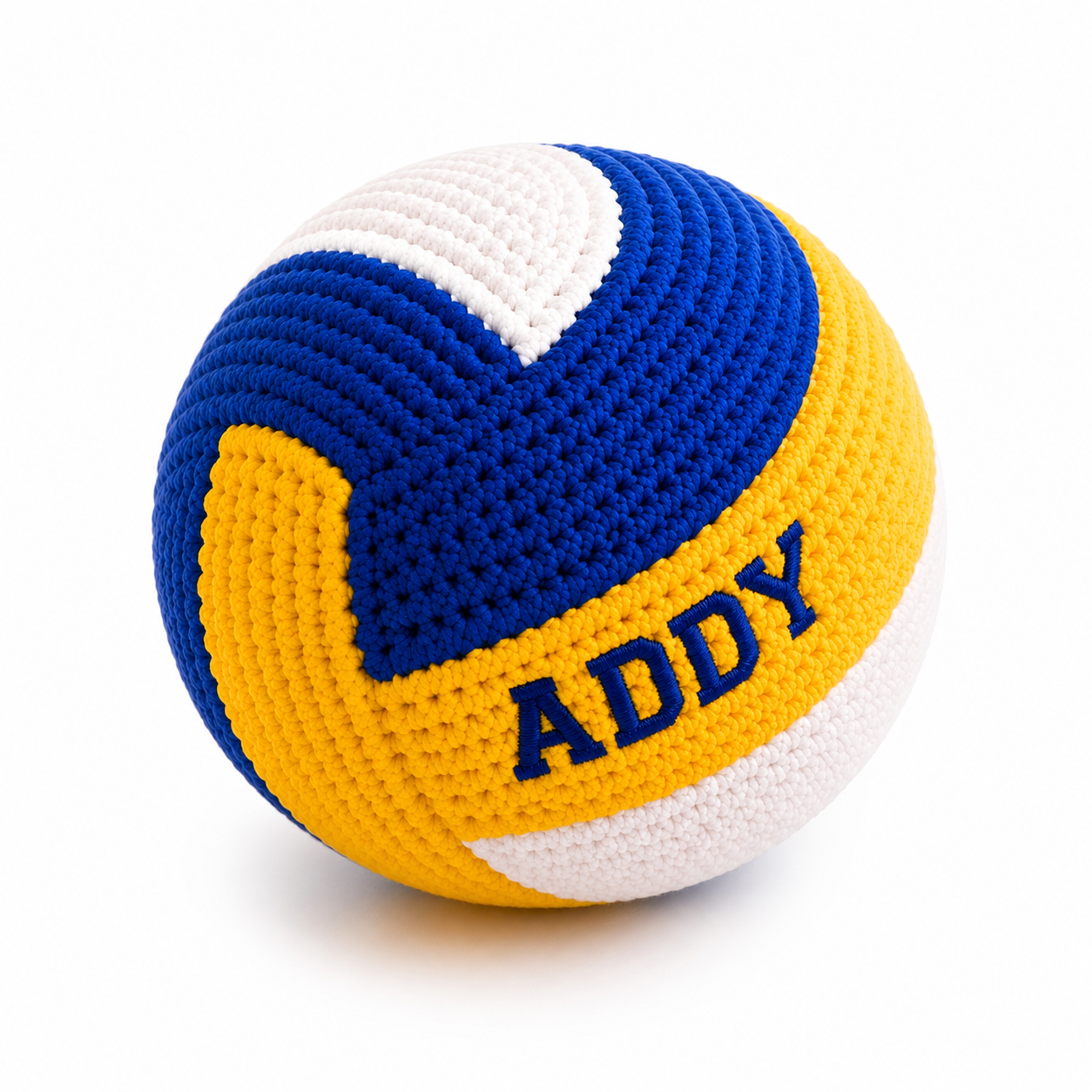 Handmade Crochet Volleyball – Personalized Plush Volleyball