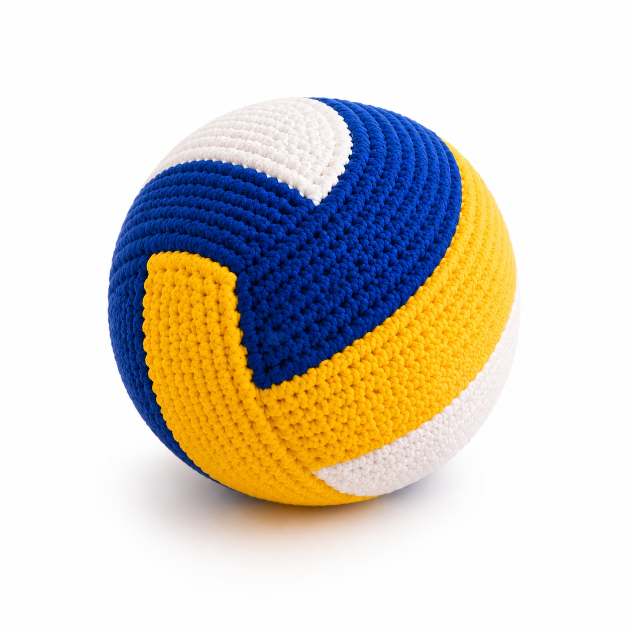 Handmade Crochet Volleyball – Personalized Plush Volleyball