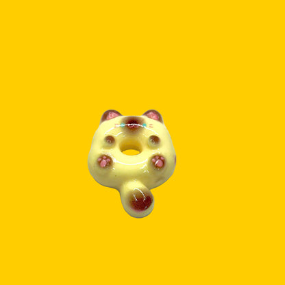 Phone keychain With Case, Yellow Phone Keychain, Cute Cat Keychain